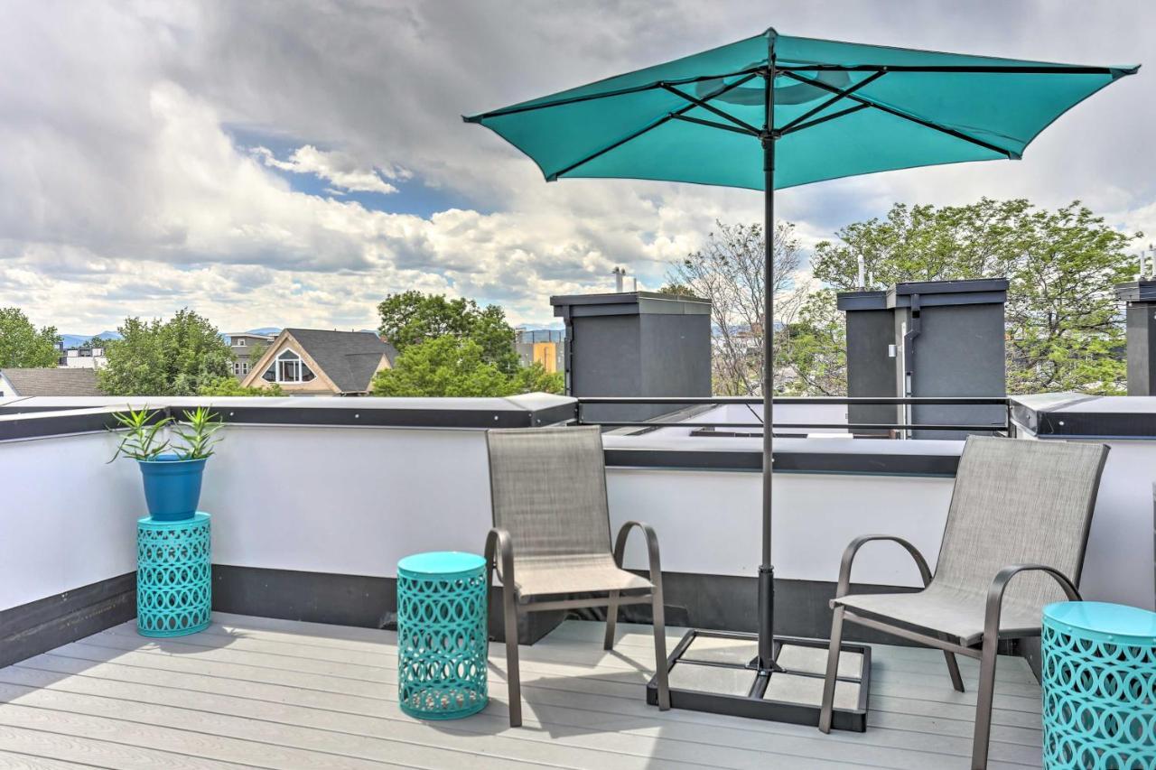 Trendy Denver Townhome - Walk To Mile High Stadium Bagian luar foto